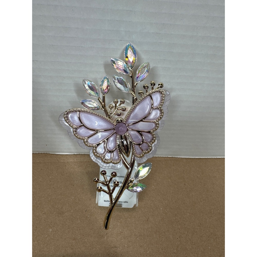 Bath & Body Works Iridescent Butterfly Wallflowers Fragrance Plug Lavender Gold